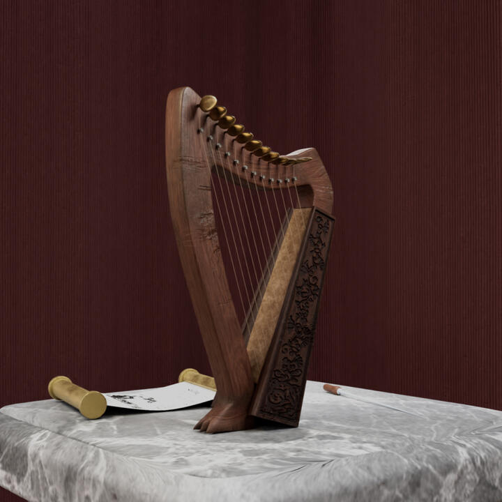 3D Lyre/Harp